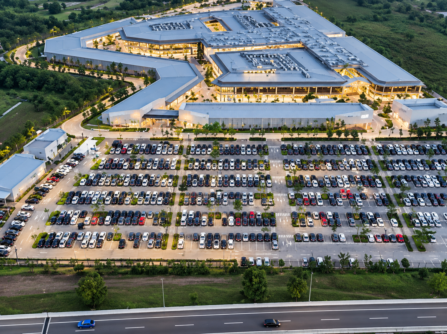 Pekerjaan area parkir Grand outlet - Karawang